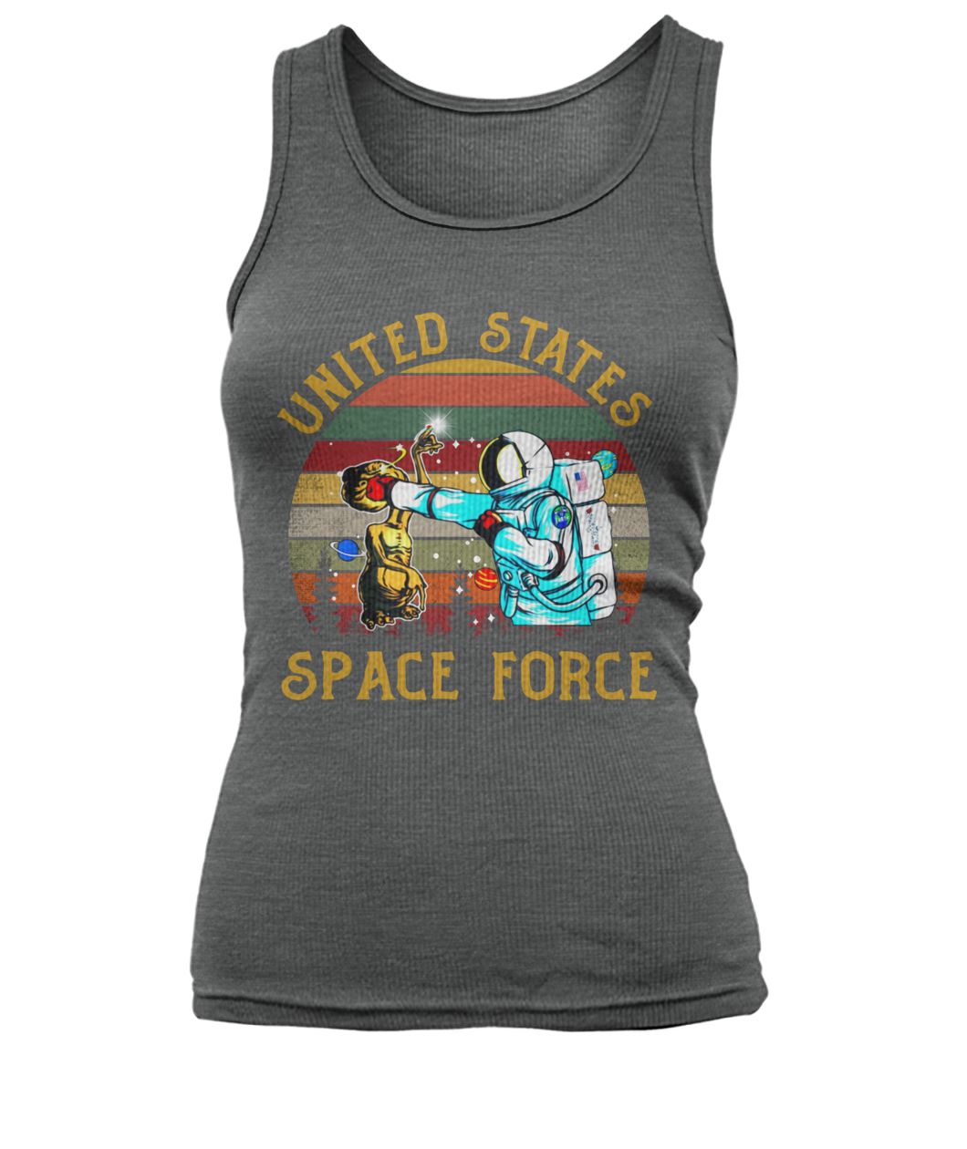 Vintage united states space force women's tank top