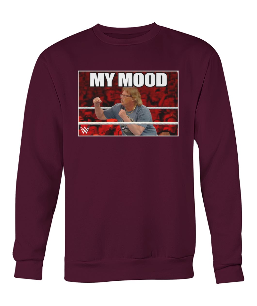 WWE the miz's dad my mood crew neck sweatshirt