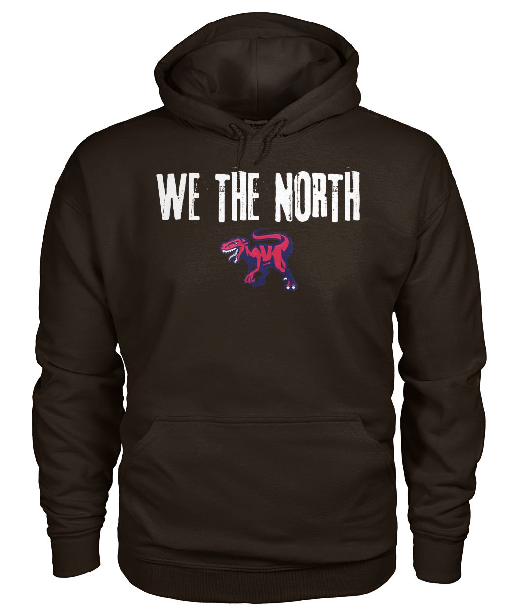 We the north velociraptor basketball gildan hoodie