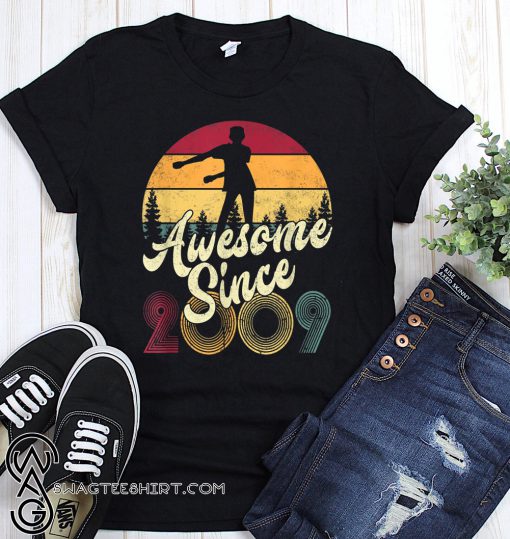 10th birthday awesome since 2009 floss like a boss shirt