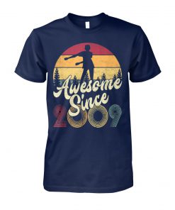 10th birthday awesome since 2009 floss like a boss unisex cotton tee