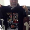 38 years of slayer 1981-2019 we are the champions signatures thank you for the memories shirt