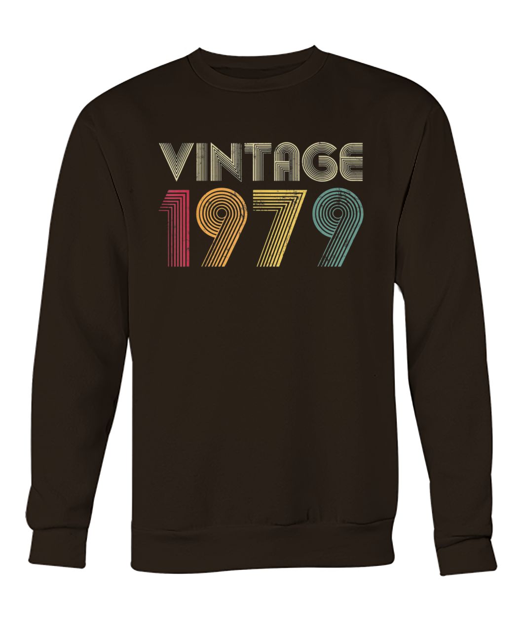 40th birthday vintage 1979 crew neck sweatshirt