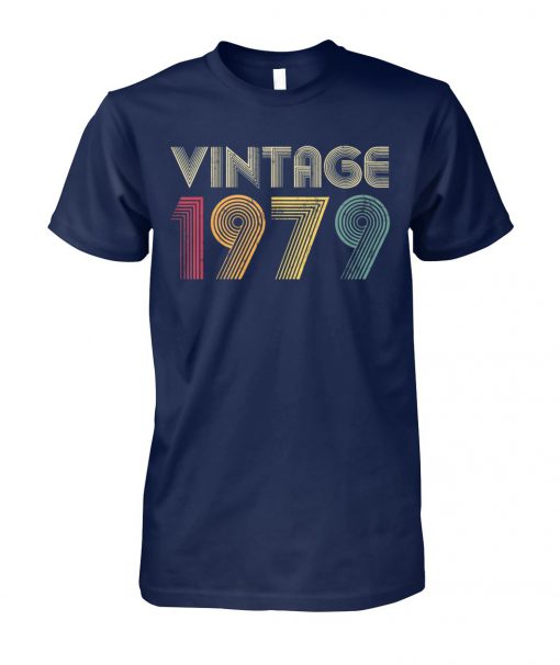 40th birthday vintage 1979 unisex cotton tee