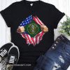 4th of july united states army inside american flag shirt