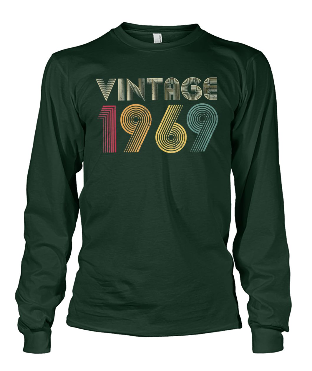 50th birthday vintage 1969 unisex long sleeve