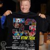 53 years of star trek 1966-2019 signatures thank you for the memories shirt