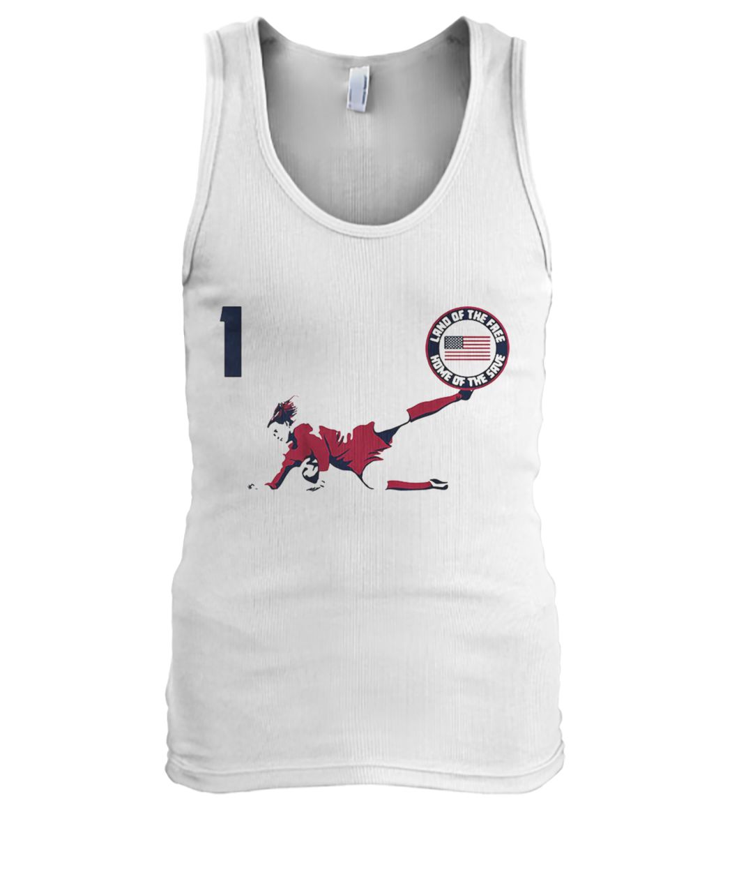 Alyssa Naeher land of the free home of the save men's tank top