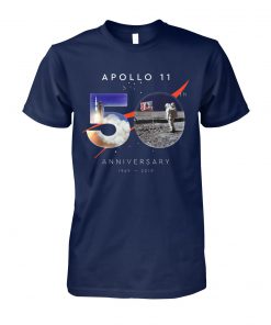 Apollo 11 50th anniversary moon landing 1969-2019 unisex cotton tee