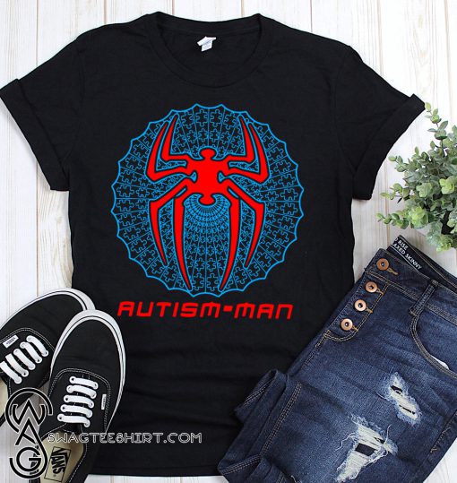 Autism man spider-man shirt