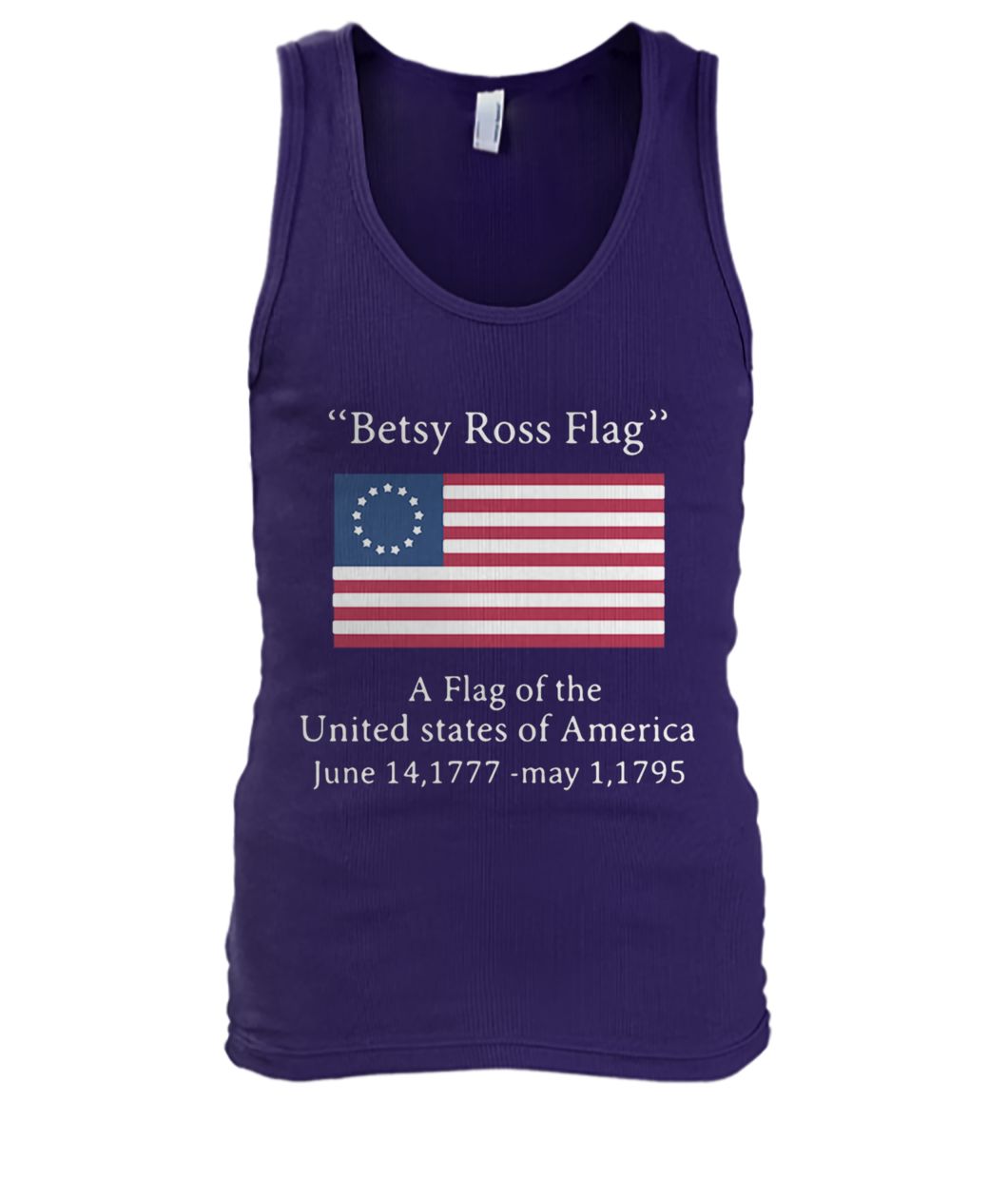 Betsy ross flag a flag of the united states of america men's tank top