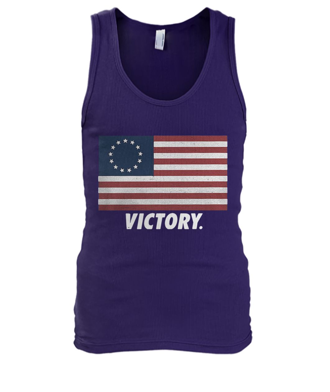 Betsy ross flag the first american flag victory men's tank top