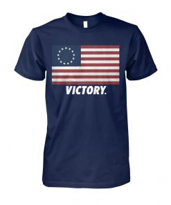 Betsy ross flag the first american flag victory unisex cotton tee