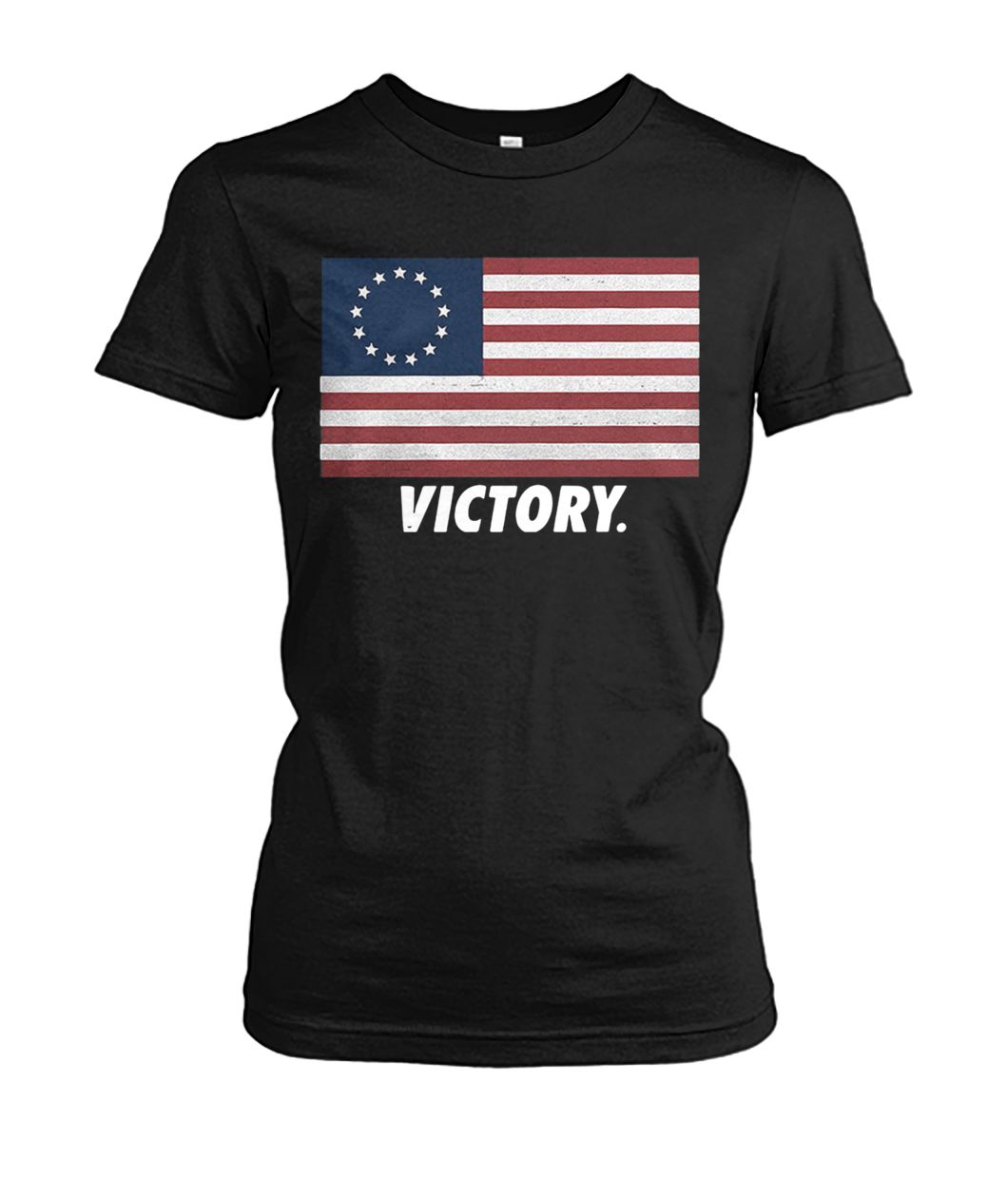 Betsy ross flag the first american flag victory women's crew tee
