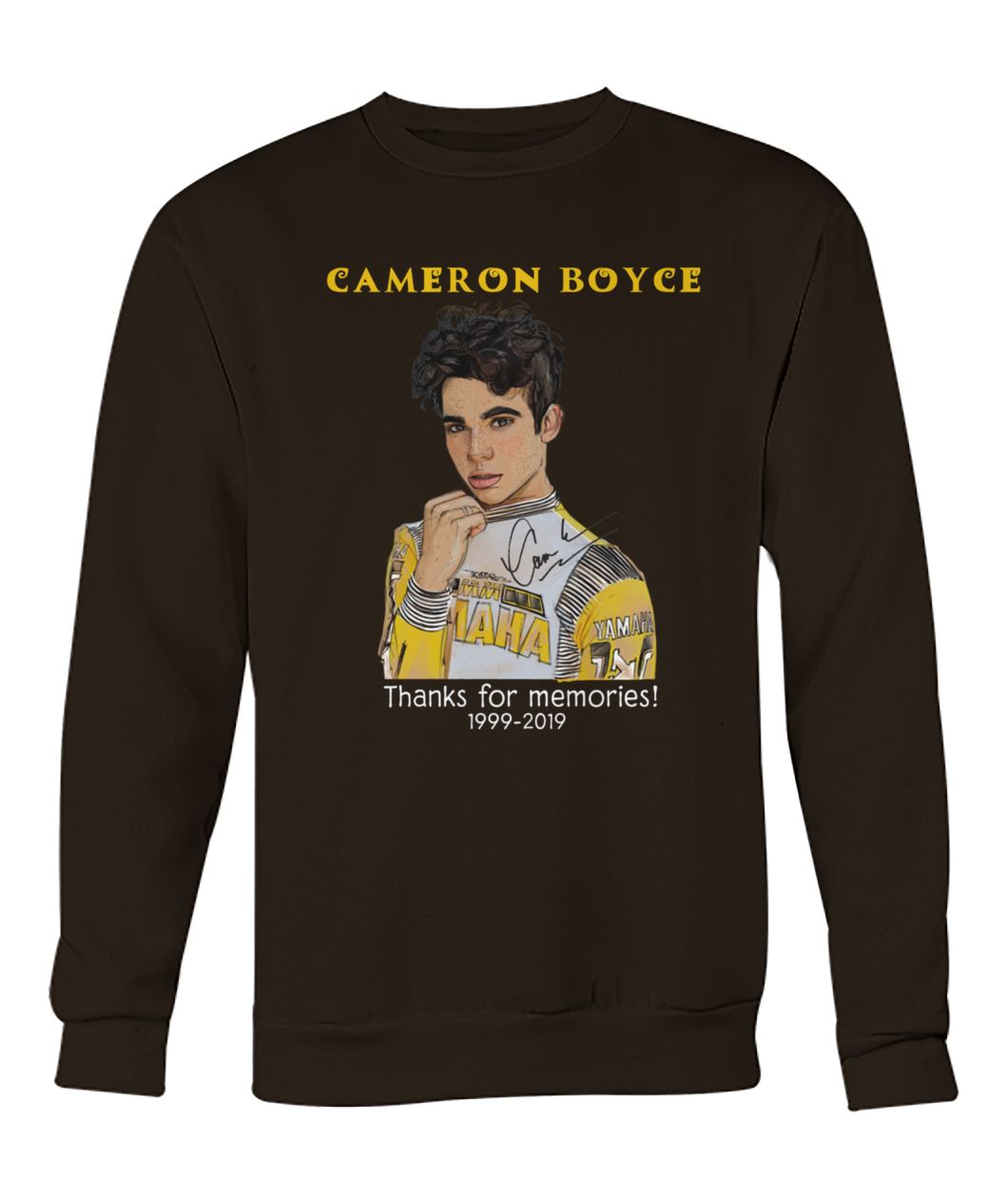 Cameron boyce thanks for memories 1999-2019 crew neck sweatshirt