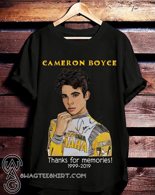 Cameron boyce thanks for memories 1999-2019 shirt