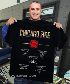 Chicago fire signatures shirt