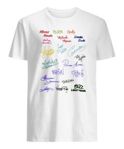 Disney signatures men's shirt