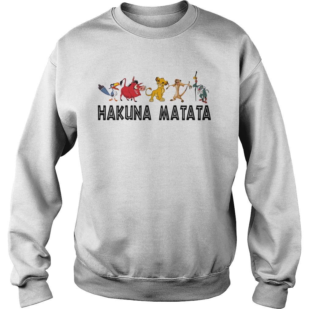 Disney the lion king hakuna matata sweatshirt