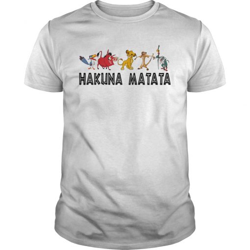 Disney the lion king hakuna matata unisex shirt