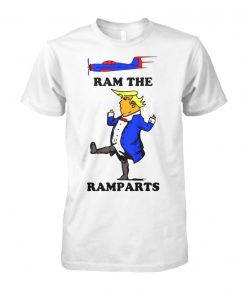 Donald trump ram the ramparts unisex cotton tee