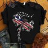 Dragonfly american flag 4th of july shirt