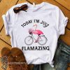 Flamingo today I'm just flamazing shirt