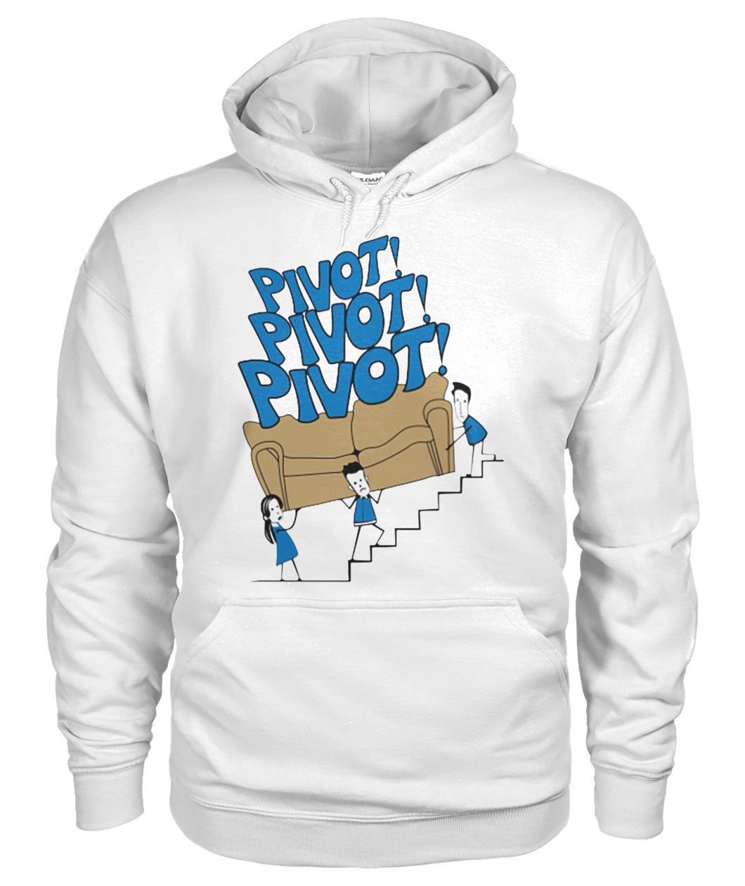 Friends tv show pivot gildan hoodie
