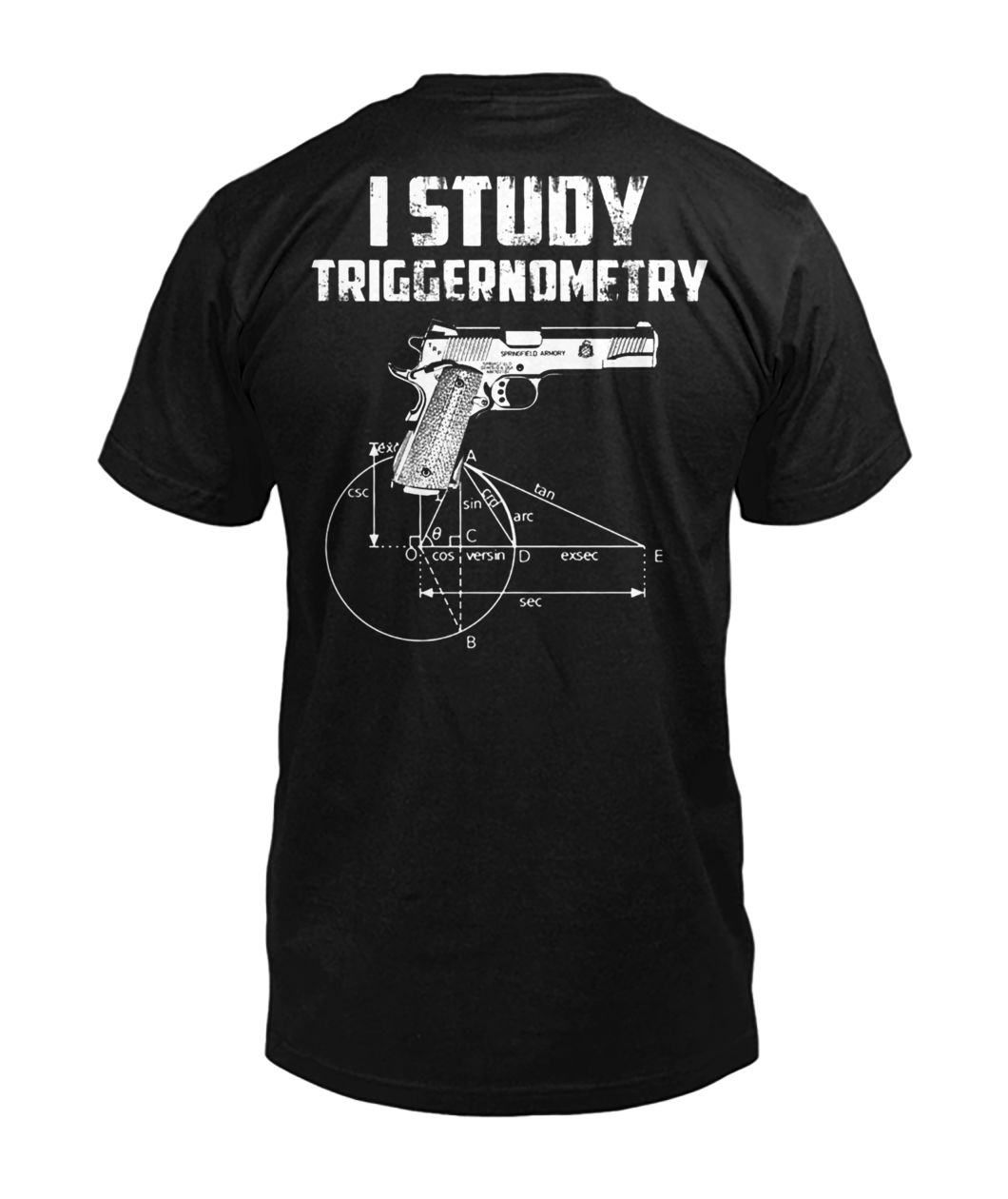 I study triggernometry mens v-neck