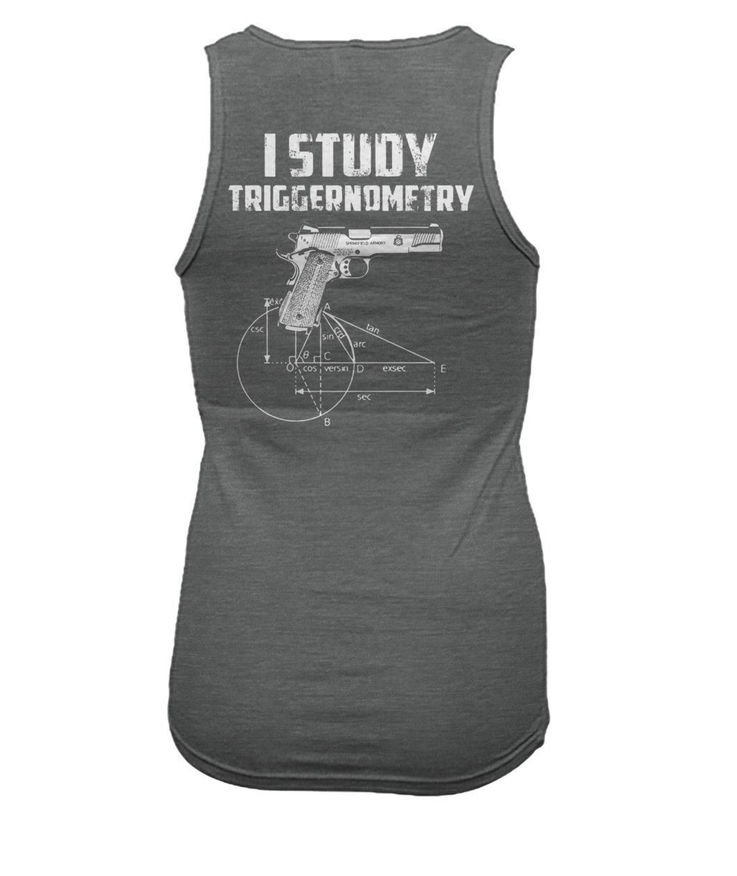 I study triggernometry women's tank top