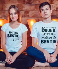 I'm the bestie warning bestie will be drunk shirt