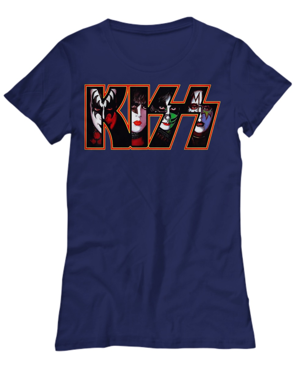 Kiss band end of the road america world tour 2019 women's tee