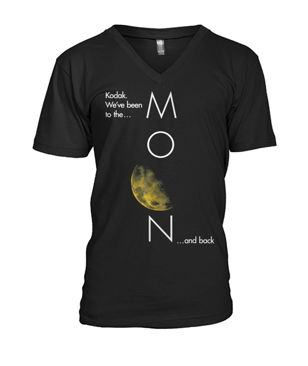 Kodak been to the moon and back mens v-neck