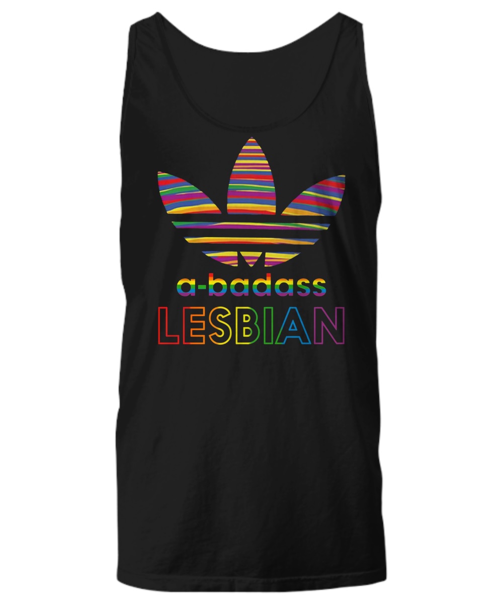 Lesbian pride a-badass tank top