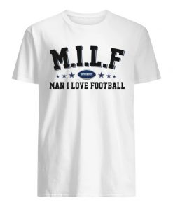 MILF man I love flag football NFL dallas cowboys men's shirt