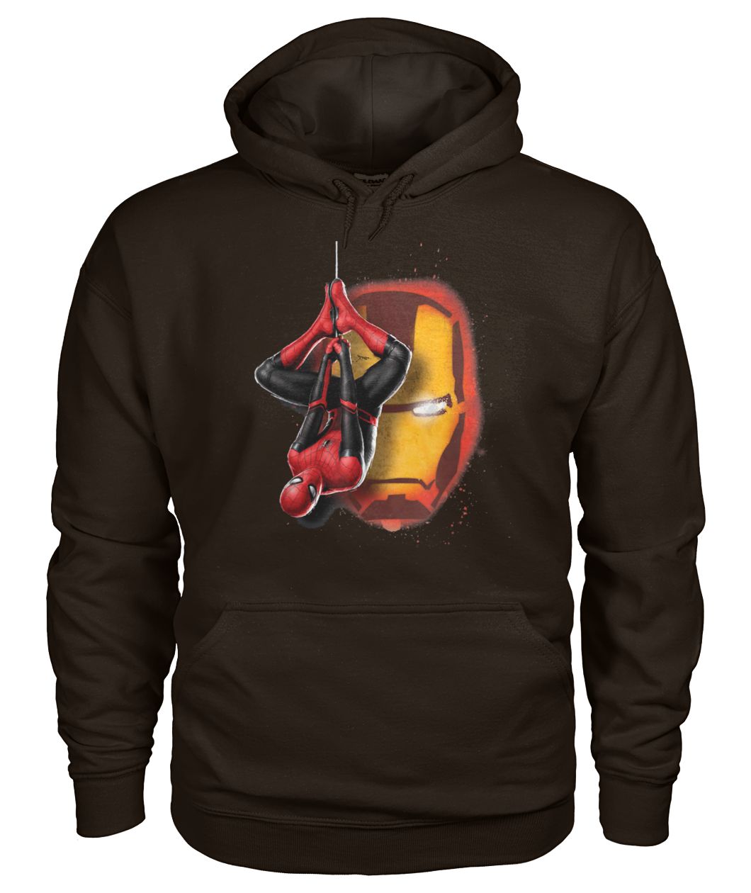 Marvel spider-man far from home Iron man graffiti gildan hoodie