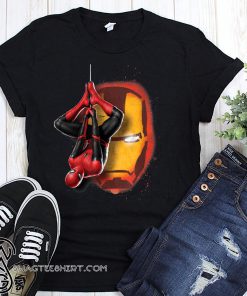 Marvel spider-man far from home Iron man graffiti shirt