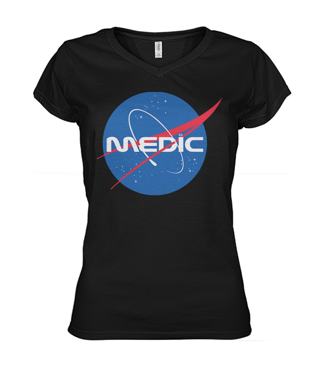 Medic space force women's v-neck