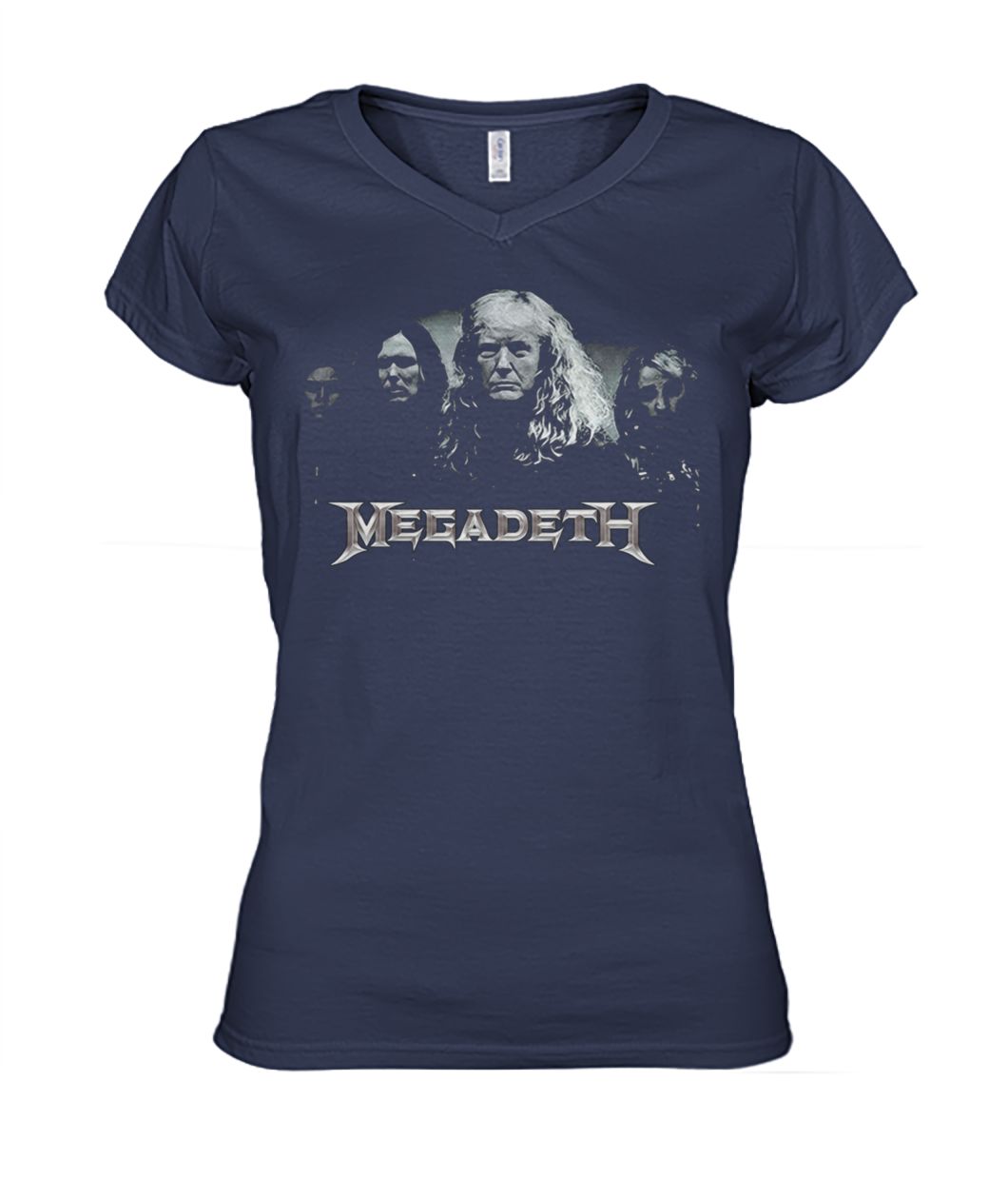 Megadeth donald trump women's v-neck