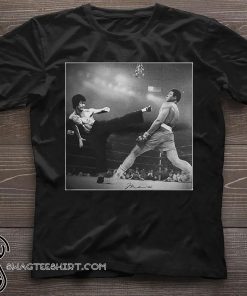 Muhammad ali and bruce lee poster shirt