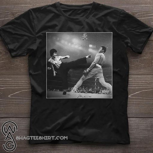 Muhammad ali and bruce lee poster shirt
