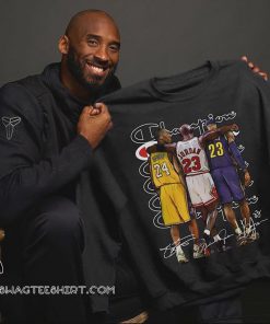 NBA legends lebron james michael jordan kobe bryant shirt