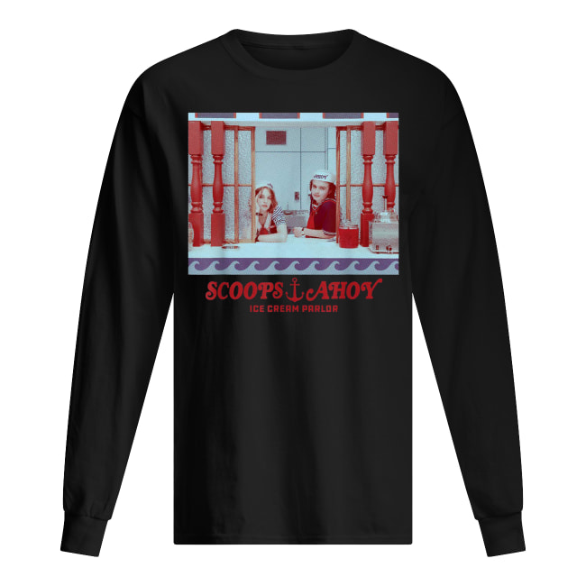Netflix stranger things 3 scoops ahoy ice cream parlor long sleeved