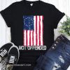 Not offended betsy ross american flag with 13 stars for protesters shirt