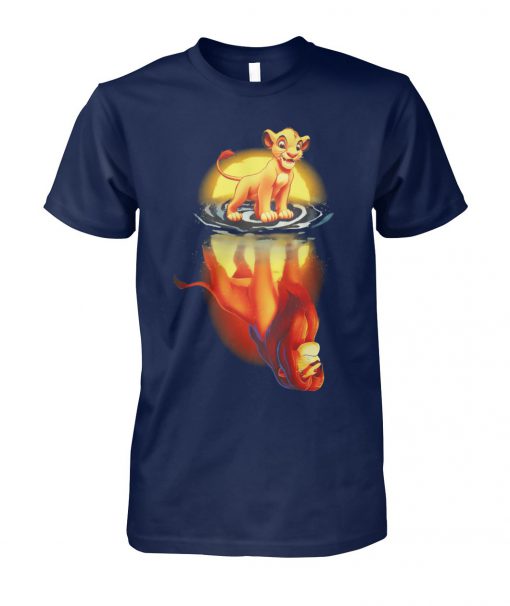 Reflection the lion king unisex cotton tee