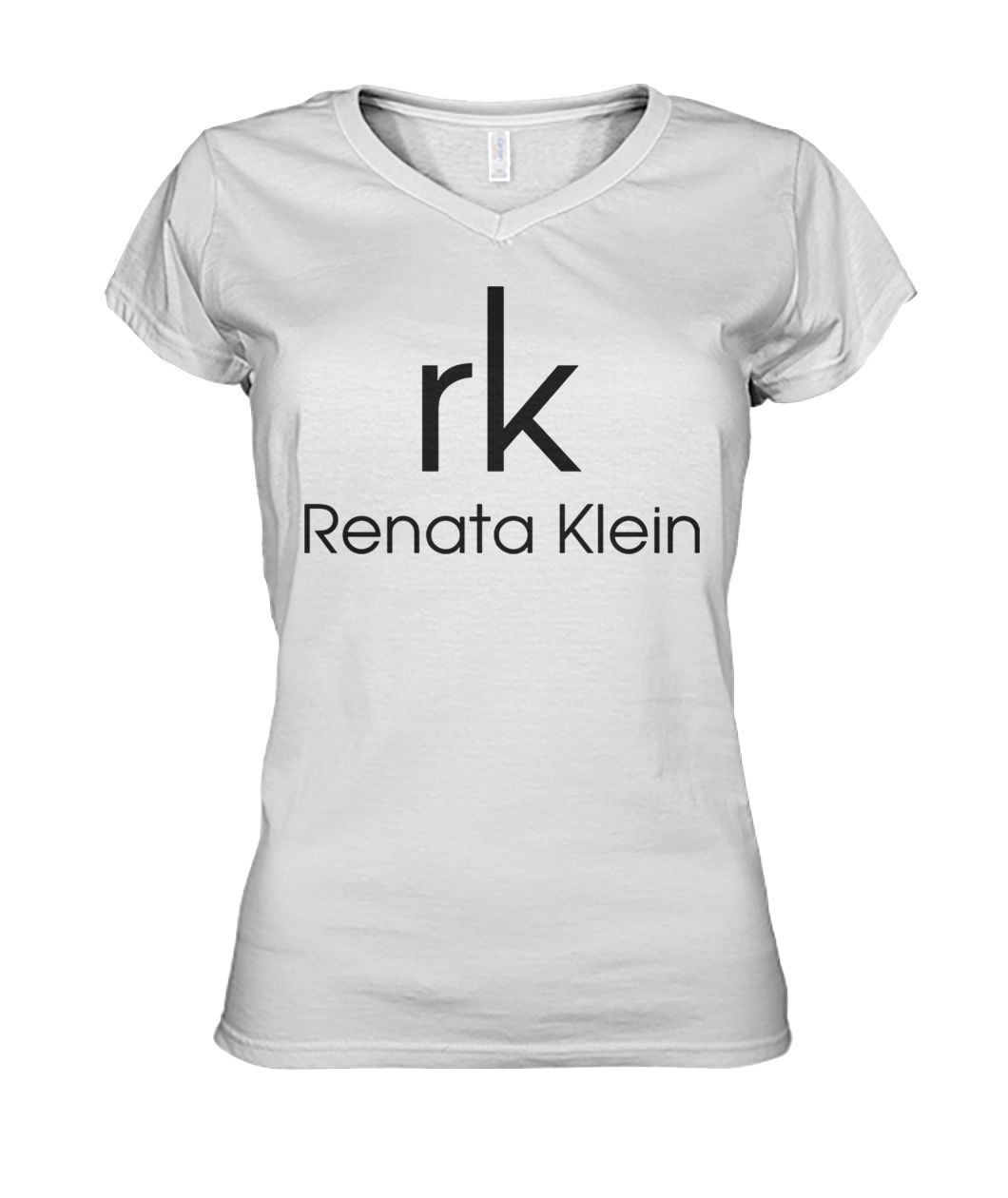 Renata Klein rk Calvin Klein ck women's v-neck