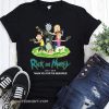 Rick and morty 2013-2019 thank you for the memories shirt