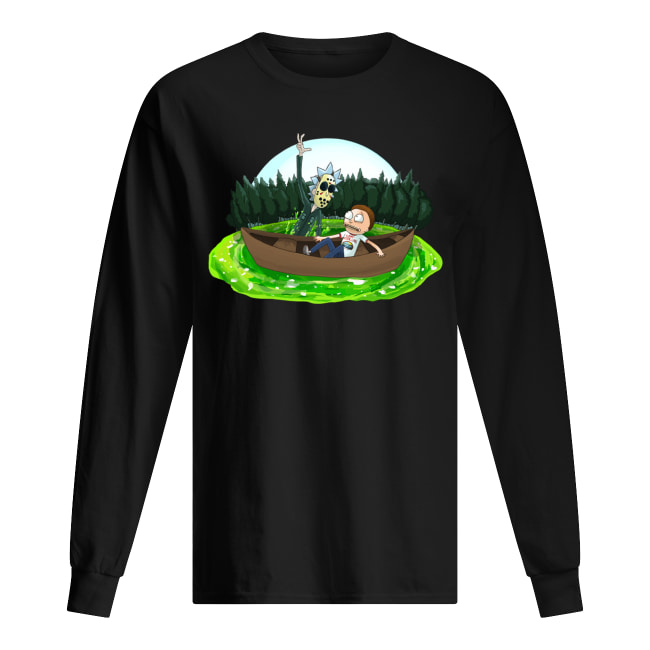 Rick lives a rick and morty friday the 13th long sleeved