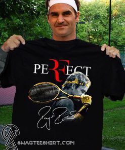 Roger federer perfect tennis player shirt