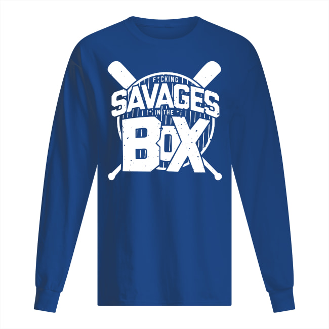 Savages in the box new york yankees long sleeved